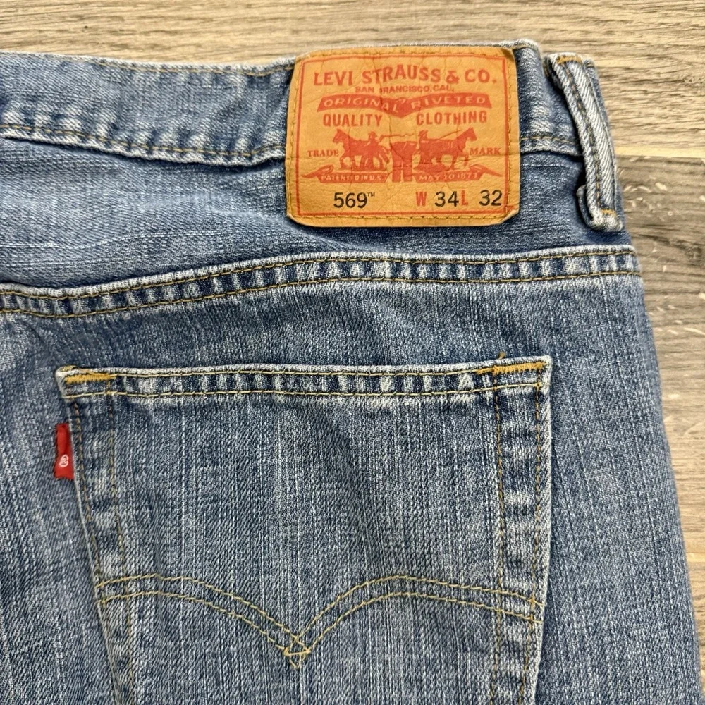 Levi's Men's‎ Jeans 509 Tag 34x32 Act 36x28.5 Straight Leg